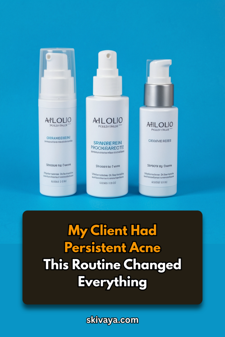 My Client Had Persistent Acne This Routine Changed Everything