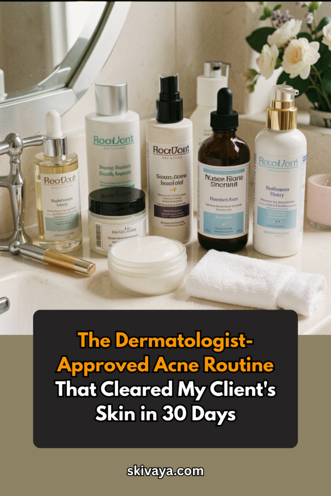 The Dermatologist-Approved Acne Routine That Cleared My Client's Skin in 30 Days
